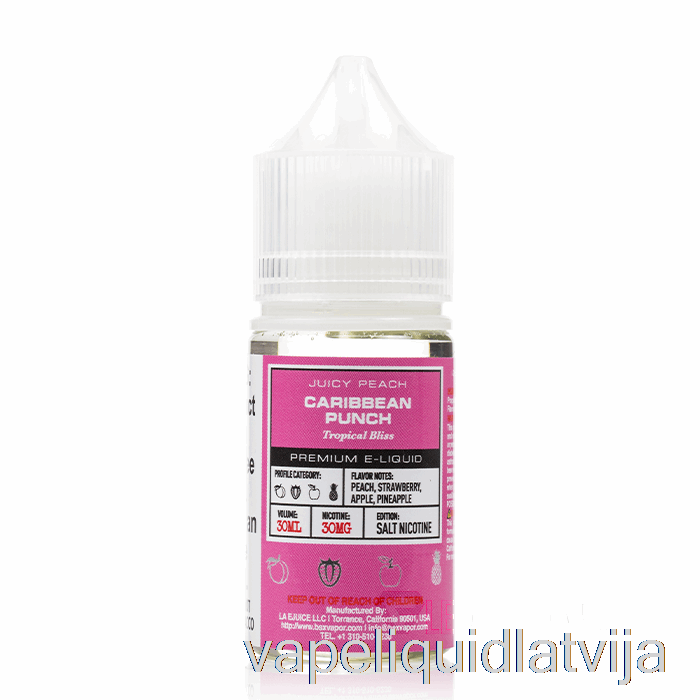 Karību Punšs - Bsx Sāls Sērija - 30ml 30mg Vape šķidrums